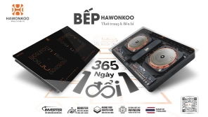 Bếp Đôi Hawonkoo: 1 Đổi 1 Trong 365 Ngày - Thời Trang & Bền Bỉ
