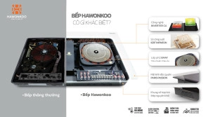 Nâng tầm không gian bếp với bếp điện Hawonkoo: Sự khác biệt đến từ thiết kế, công nghệ và chất lượng